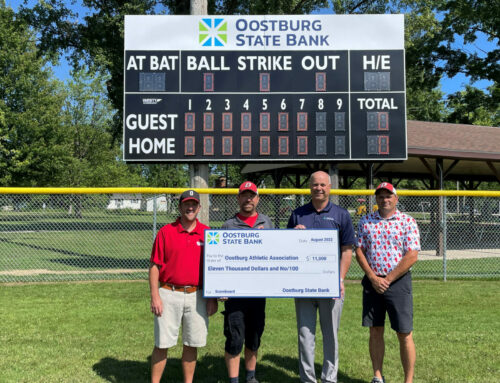 Oostburg State Bank Sponsors New Scoreboard
